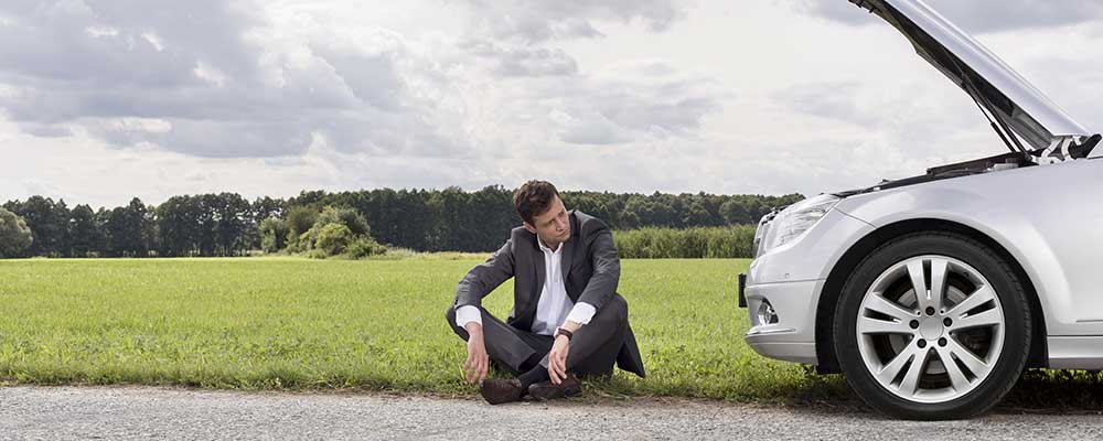 Pechhulpverzekering voor mat met kapotte auto